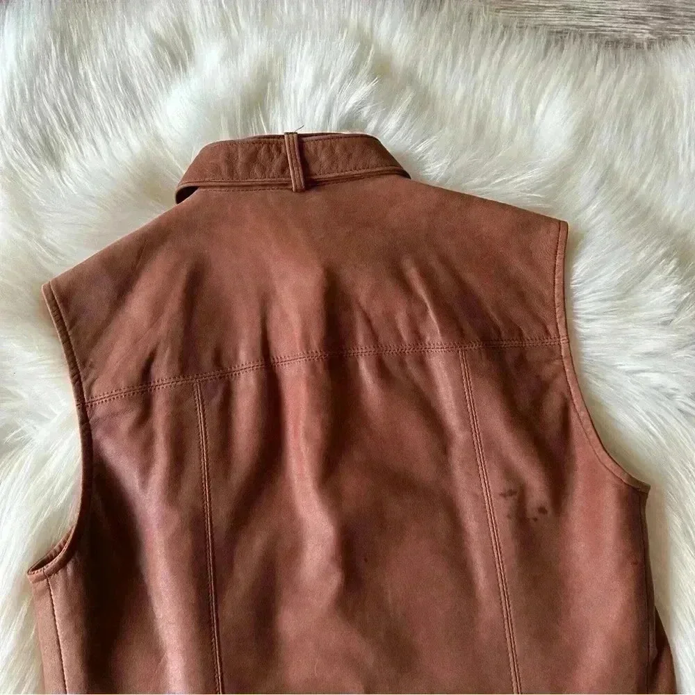 Korks Michael Kors Genuine Leather Vest - Picture 7 of 8